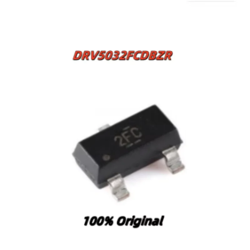20PCS 100% Original DRV5032FCDBZR DRV5032FADBZR DRV5032FBDBZR SOT-23-3 Hall Effect Sensor Ultra-Low Power Magnetic Switch