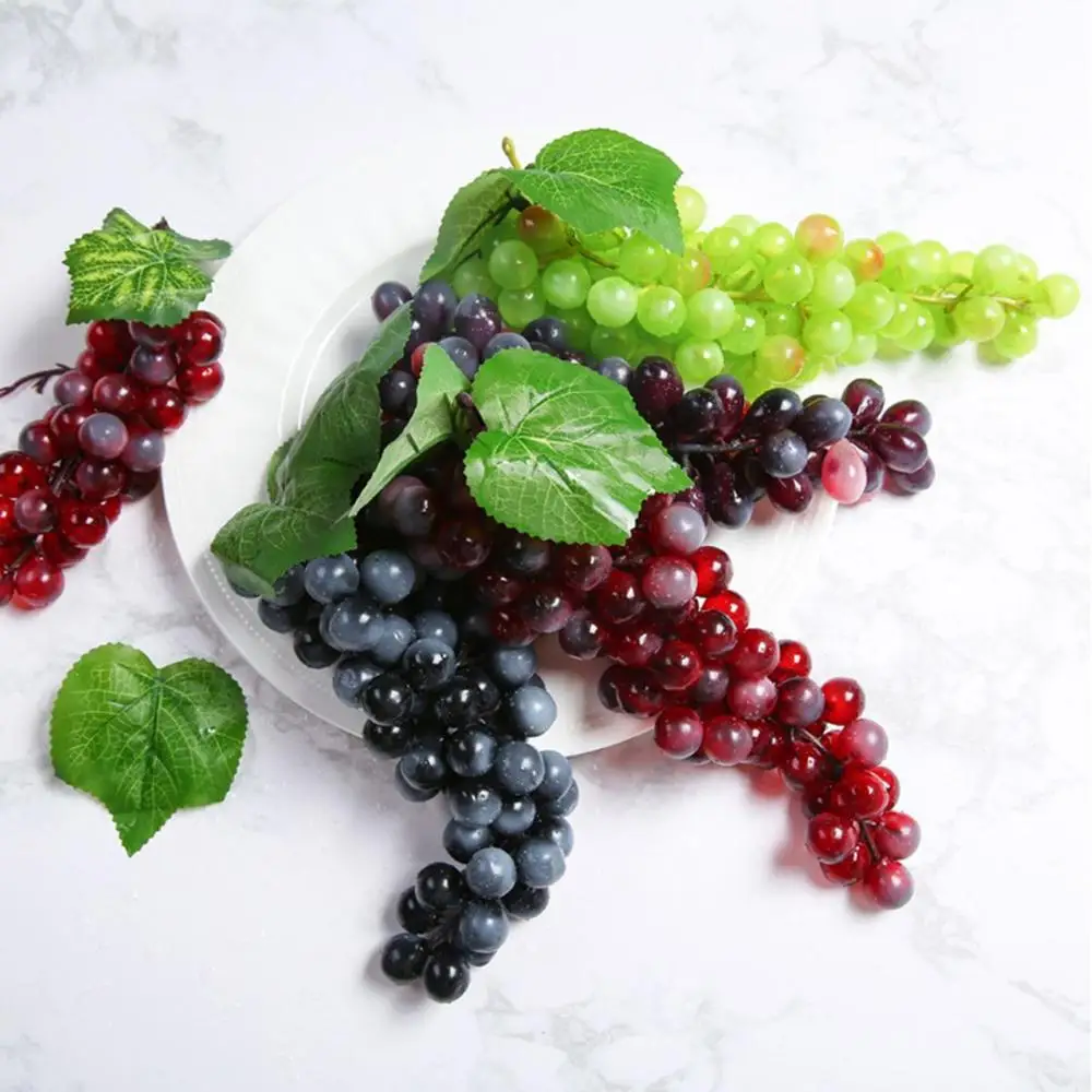 

Party Mini Decorative Wedding Lifelike Simulation Grapes Home Decor Artificial Fruit