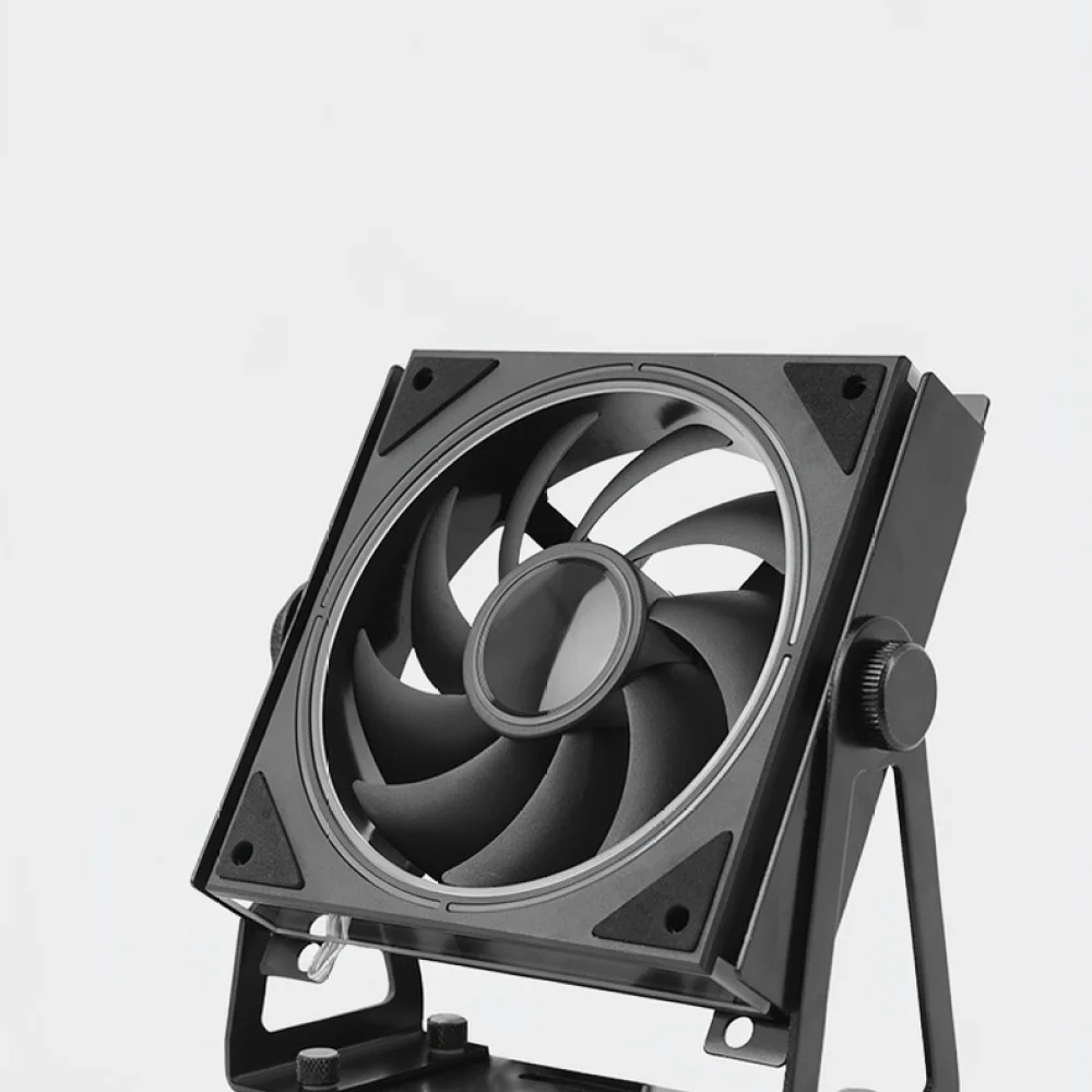Universal 360 Degree Rotatable Cooling Fan Stand Holder For PC Desktop Case Radiator Mounting Bracket Black White