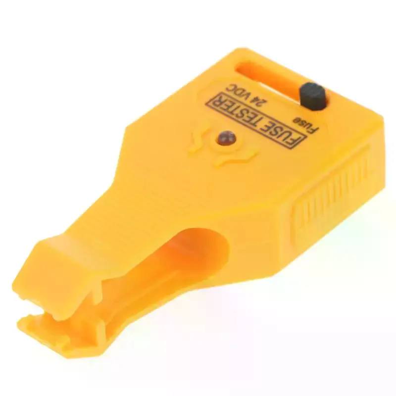 1Pcs 24V DC Auto Fuse Tester With LED Indicator Non Slip Grip For Car Repair Maintenance DIY Work
