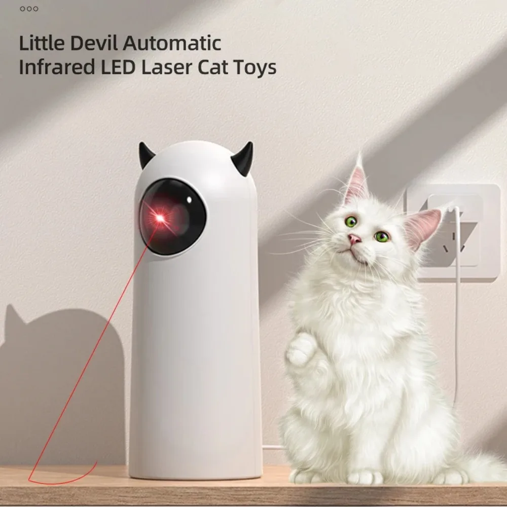 Laser Cat Teasing Device Teasing Pet Toys Infrared Intelligence Good-Looking Relieve Boredom Dog Toy Projection Capture Device