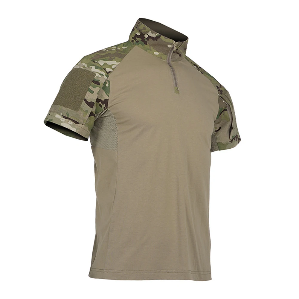 Tactical CP Camouflage Combat Shirt Outdoor Sport Breathable Shirts Tees Hunting Clothes Tops Men Workout Clothing Camo T Shirt