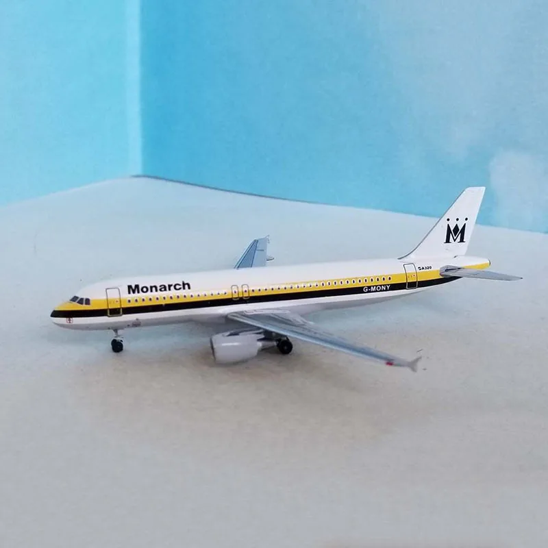 

Diecast 1:400 Scale AC411257 Monarch Airlines A320 G-MONY Aircraft Model Adult Fans Collectible Souvenir Gifts