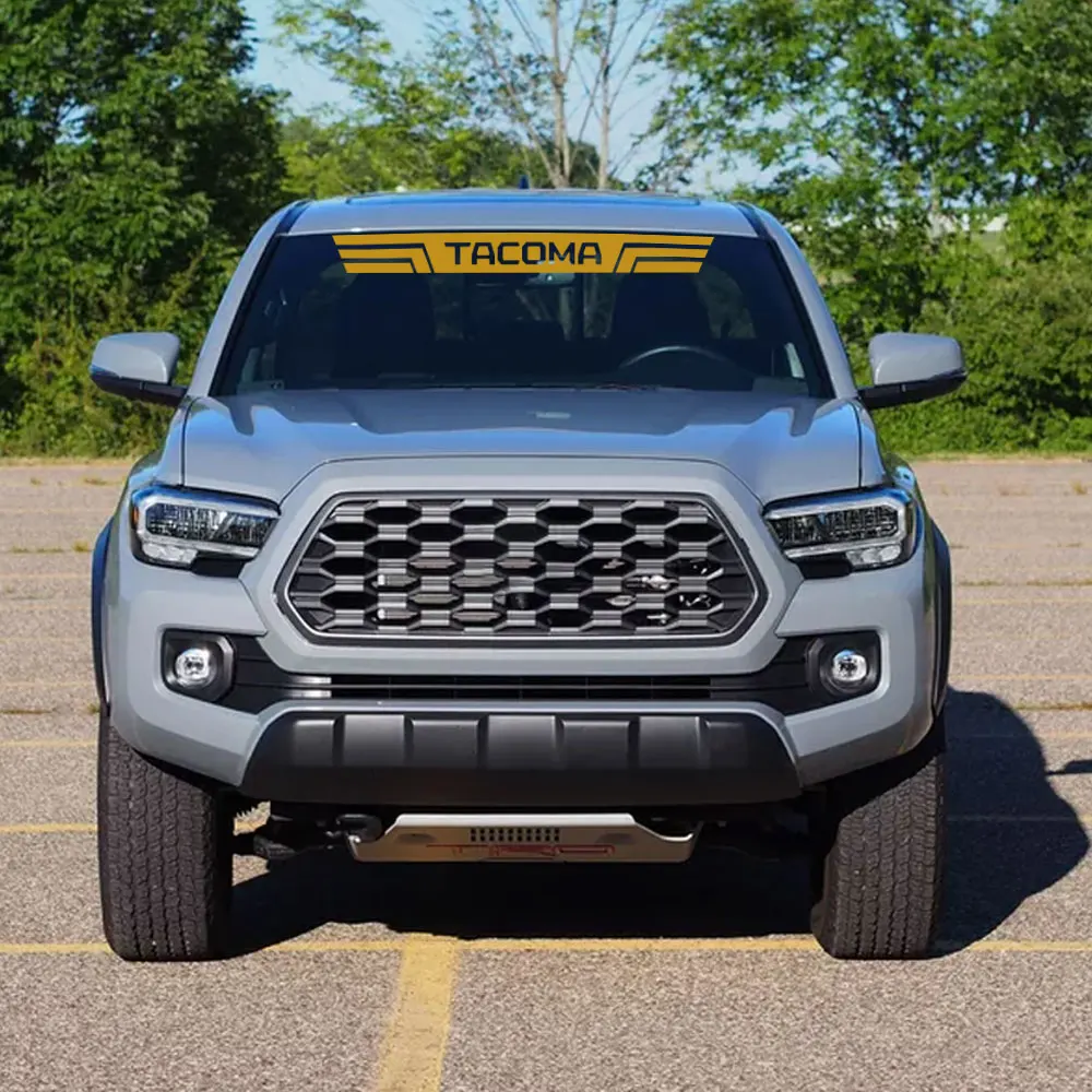 For Toyota Tacoma Pickup Front Windshield Stickers Truck Vinyl Graphics Custom Logo Covers Car Decor Decals Auto Accessories