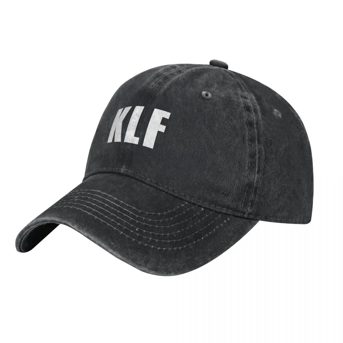 KLF (Letters Only, white) Baseball Cap beach hat Hat Man For The Sun For Men Women's