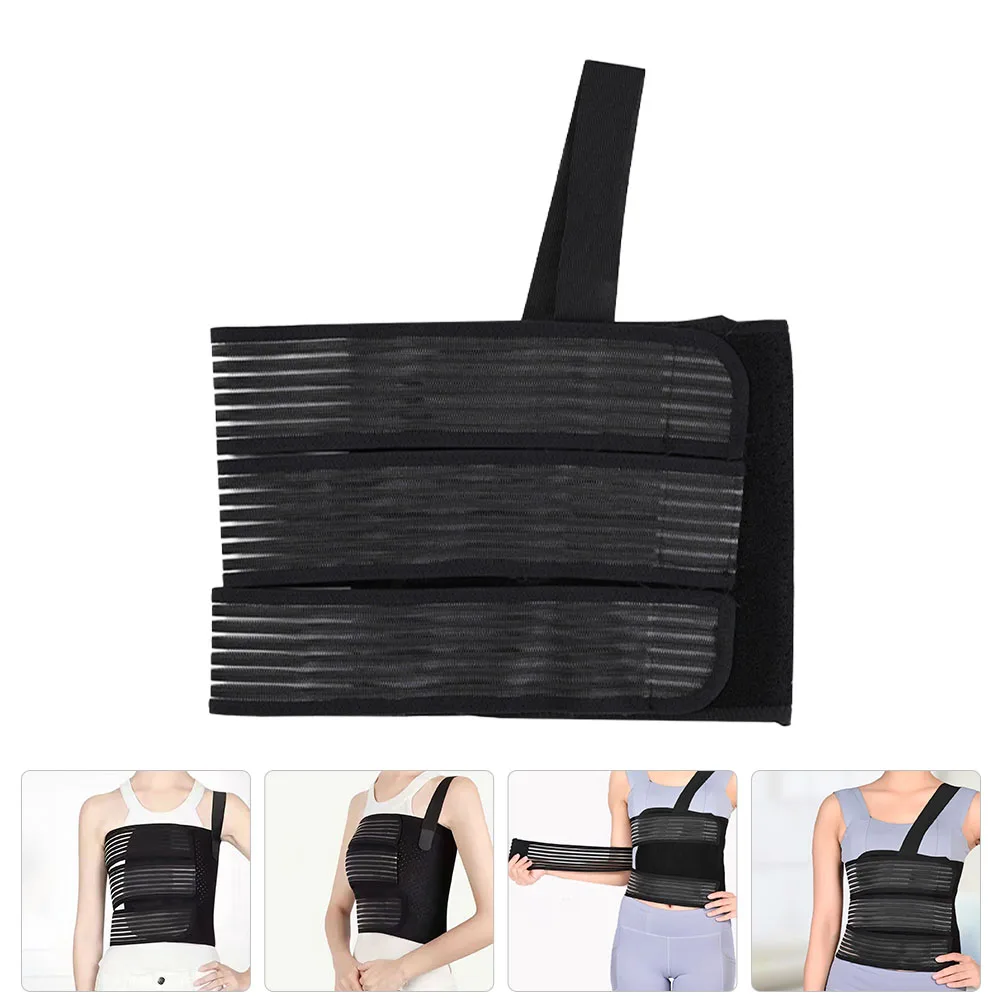 

Rib Brace Chest Protector Fracture Belt Support for Men Women Dislocated Recovery Lightweight Breathing Corset Adjustable Straps