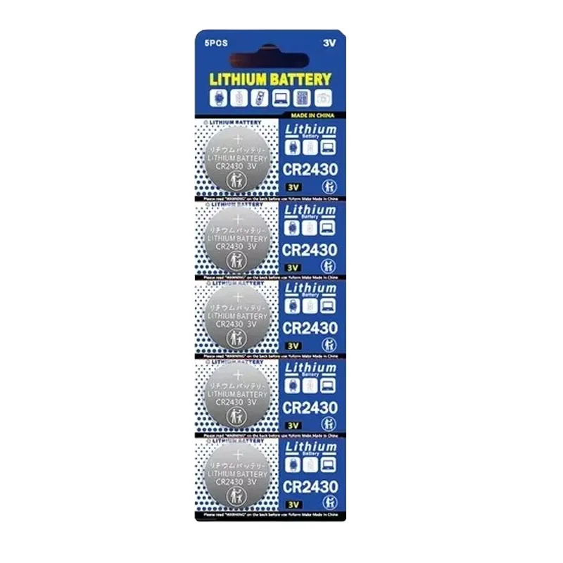 2-10PCS CR2430 3V Lithium Battery CR 2430 DL2430 BR2430  Button Coin Batteries for BMW Key Fob Watch Alarm Clock Remote Control