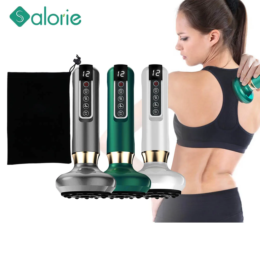 

Электрический вакуумный баночный массажный чашки для тела, антицеллюлитный массажер для спины для тела, электрический гуаша, соскабливание, сжигание жира, похудение