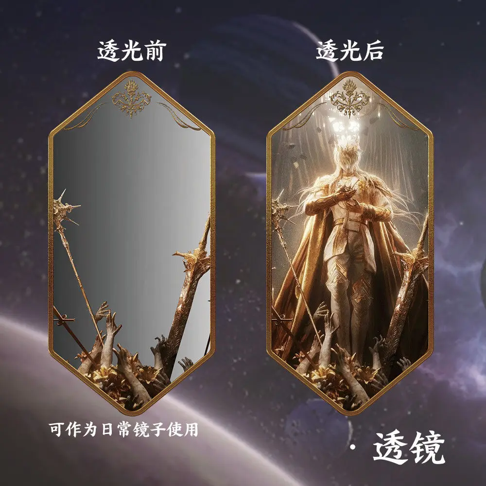 "Love and Deep Space 'Shen Xinghui' 'Sinking Crown' بطاقة شفافة من الأكريليك، عدسة، بطاقة بريدية، واقفة، شارة بار.