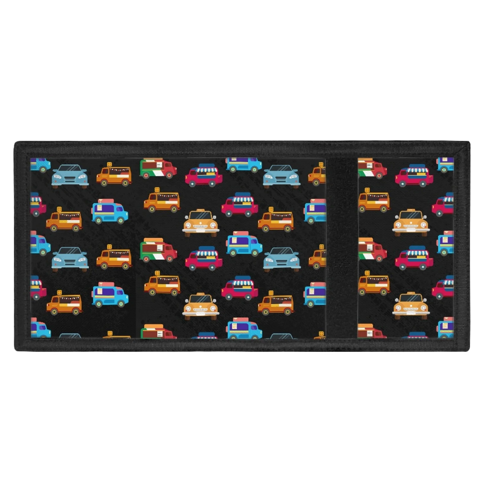 1pc Trifold Wallet With Car Print, Cartoon Car Toddler Tri-fold Wallets Suitable For Teens Daily Use, Birthday Gift