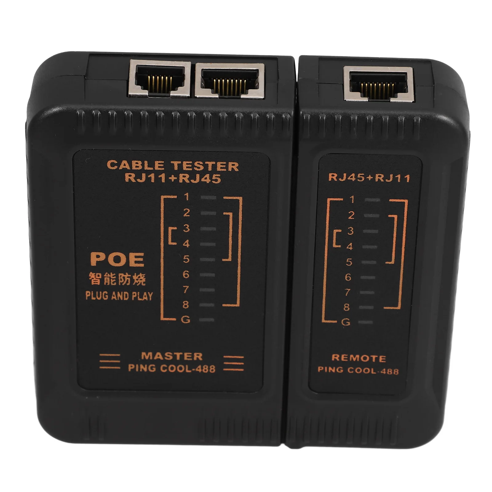 

Network Cable Ethernet Tool Kit Continuity Checker UTP Ethernet Network Cable Tester Tester STP POE CAT6 LAN Tracer