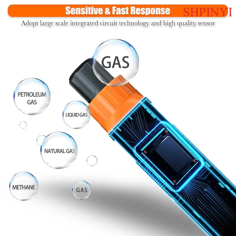 เครื่องตรวจจับการรั่วไหลของก๊าซแอมโมเนียแบบพกพาสำหรับใช้ในบ้าน Aikesi Jly-50a เครื่องตรวจจับการรั่วไหลของก๊าซสำหรับทำอาหารในครัว