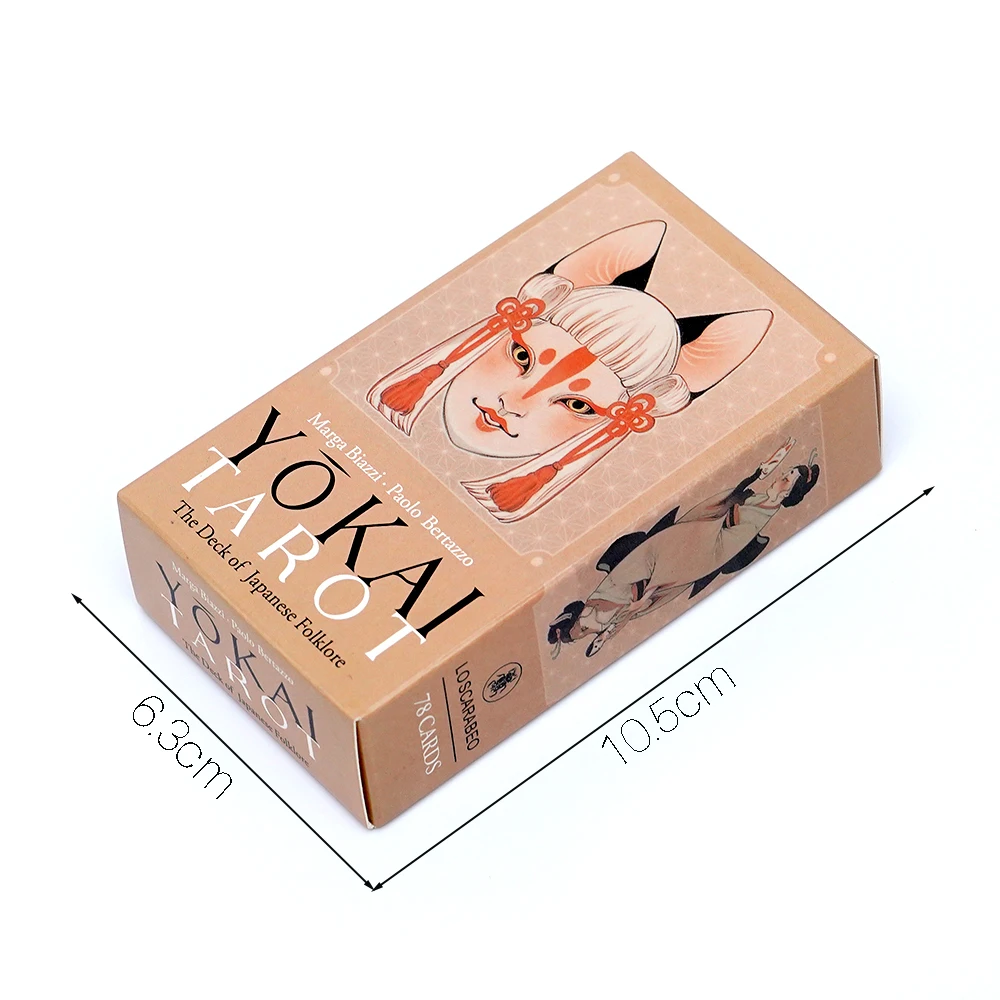 Talia Tarota Yokai 78 Kart Inspirowana Japońską Folkloreą Gra Planszowa dla Początkujących Karty Wyroczni Piękne Ilustracje