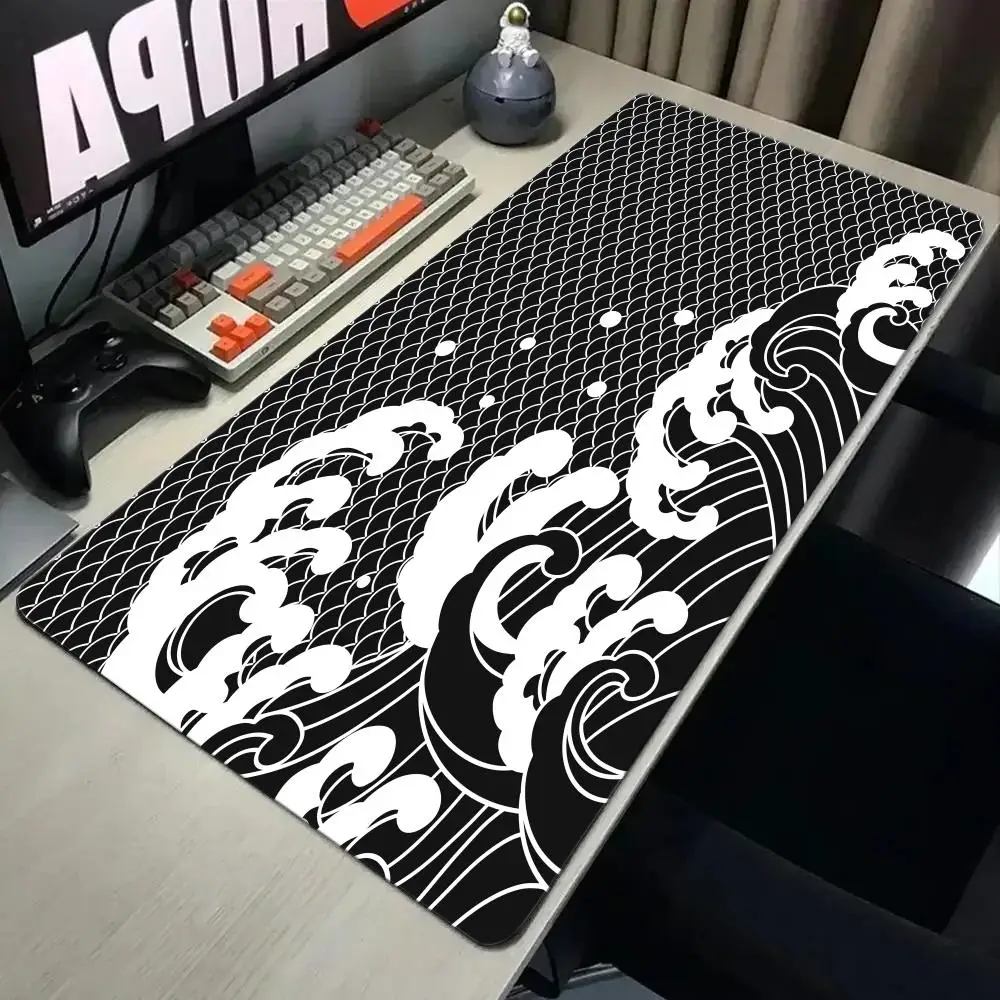 Wave Series Mouse Pad 900x400MM Large Gaming Mousepad Keyboard Gamer Rubber Anti-wrinkle Anti-Slip Bottom Desk Mat