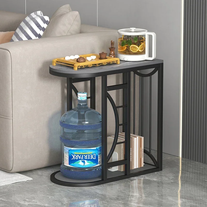 

-Light Luxury Rock Slab Edge Minimalist Sofa Edge Cabinet Edge Small Tea Table Internet Famous New Tea Table Corner