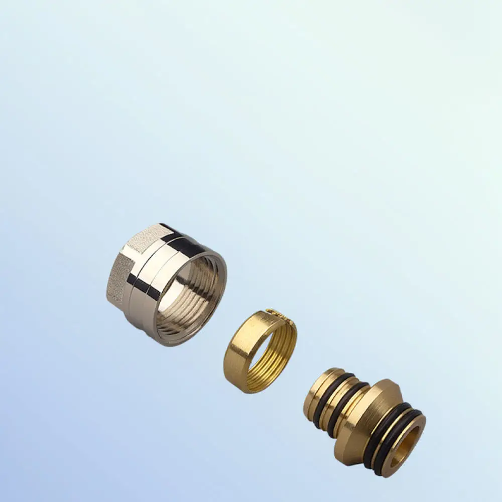 For For Yiqili Copper Underfloor Heating Manifold Connector Thickened Adapter Brass Pipe Fitting Flow Distribution Component