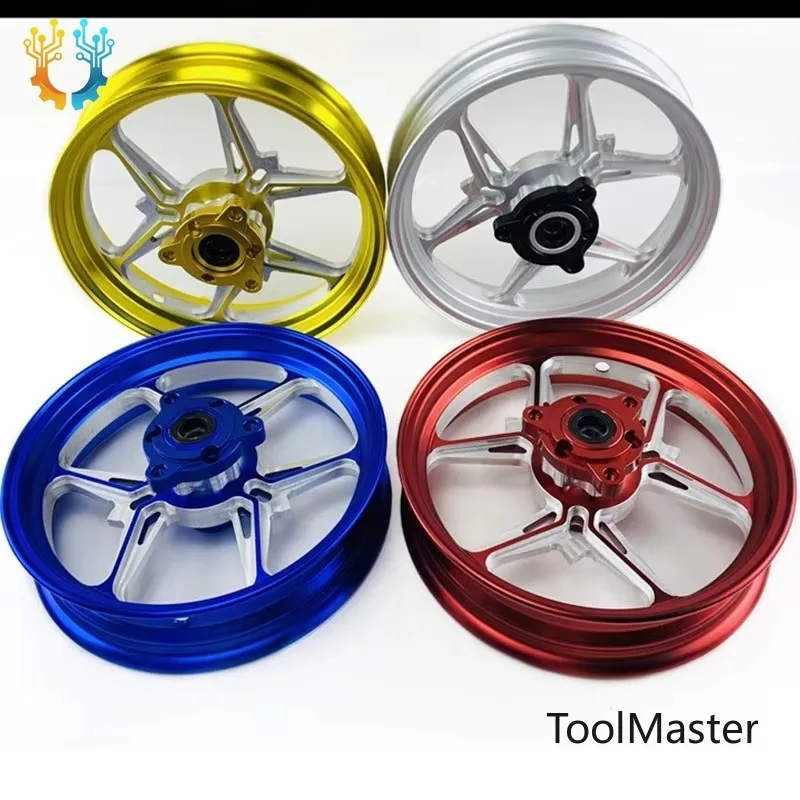 【2026】Suitable For Niu U1 UQ US U + Aluminum Alloy Wheel Hub Modified Front Wheel Front Steel Ring 10 *2.15 Inches