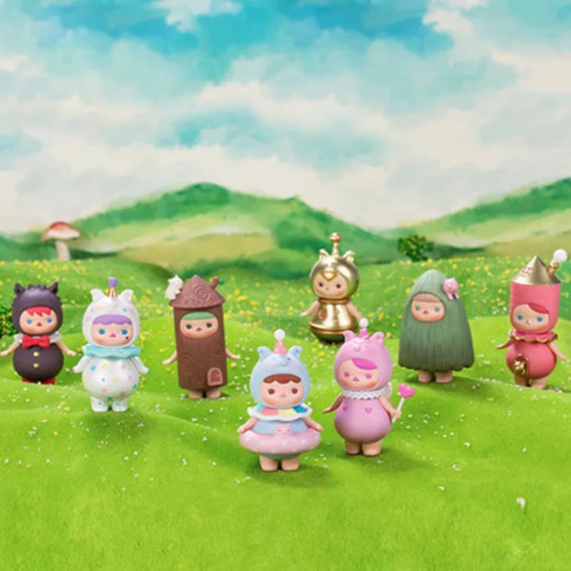 

Pop Mart Pucky Three Little Pigs Series слепая коробка игрушки модель подтверждение стиля милая аниме фигурка подарочная коробка-сюрприз коллекционировать
