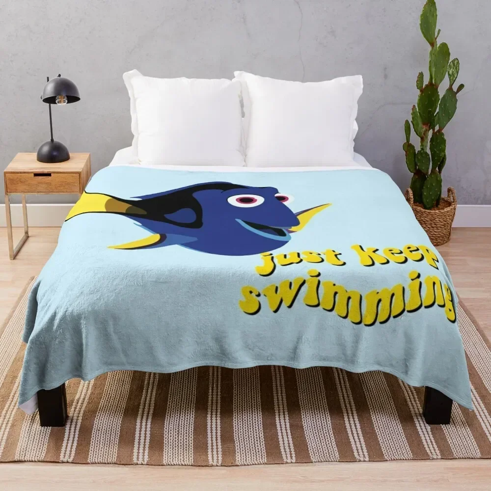 Dory Just Keep Swimming Throw Blanket Thins Sofa Quilt Blankets