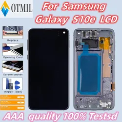 Super AMOLED For Samsung Galaxy S10e LCD Touch Screen Digitizer assembly G970F/DS G970U G970W SM-G9700 LCD Display