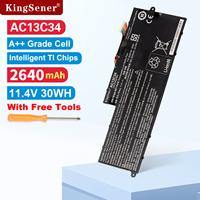 KingSener AC13C34 Laptop Battery For Acer Aspire V5-122P V5-132 E3-111 E3-112 ES1-111M MS237 KT.00303.005 11.4V 2640mAh/30WH