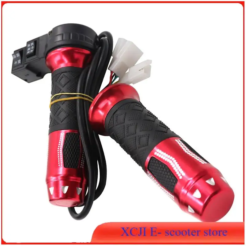 12 فولت-72 فولت العالمي ثلاث سرعات المقود القبضات خنق بدوره مقبض قبضة ل Citycoco سكوتر كهربائي جودة عالية