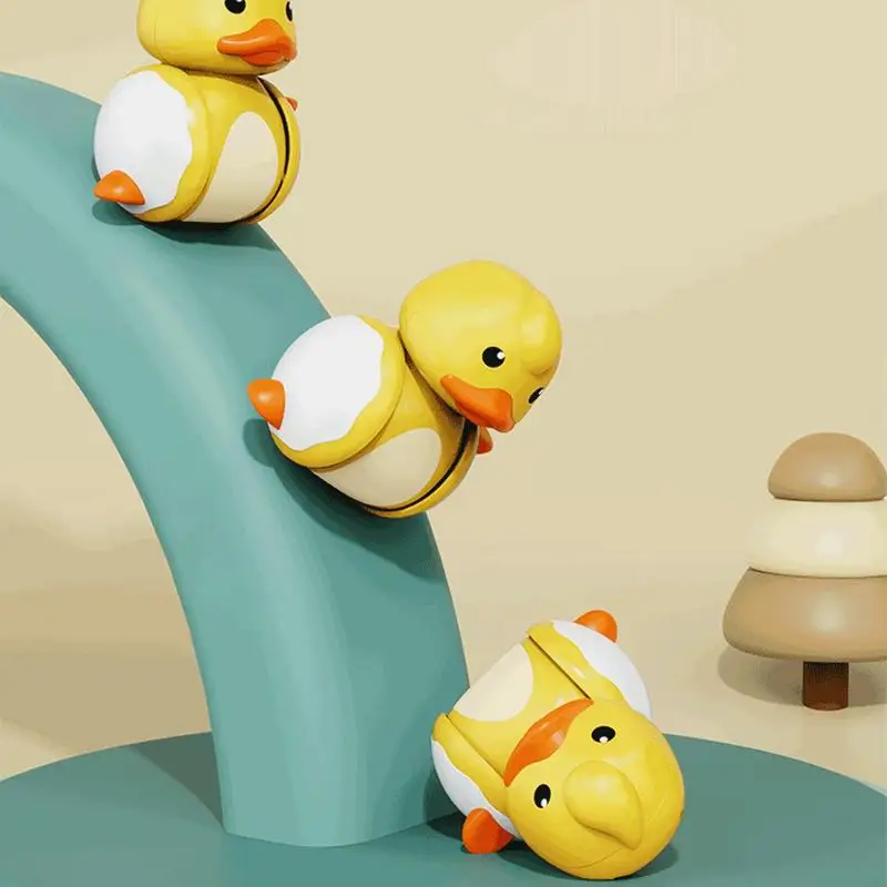 

Duck Slide Bath Toy Child Bathtub Tumblers Animal Baby Bathing Toy Duck Slide Bathroom Shower Tracks Water Toys For Toddlers