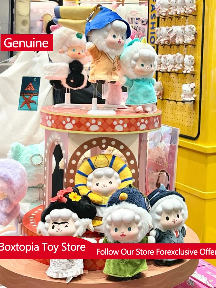 Genuine Curly Sheep Art Journey Series Vinyl Plush Blind Box Cute Trendy Doll Pendant Collectible Surprise Box Birthday Gift - view 6