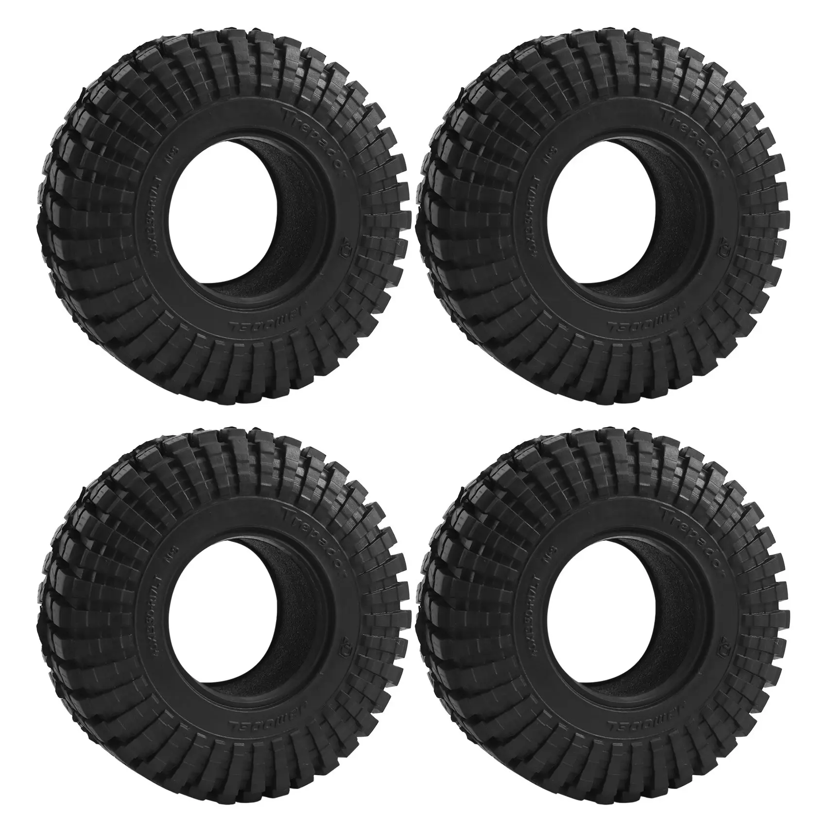 4PCS 110x39MM 1.9 Tires Tyre for 1/10 RC Crawler Car Axial SCX10 90046 SCX10 III AXI03007 TRX4 D90