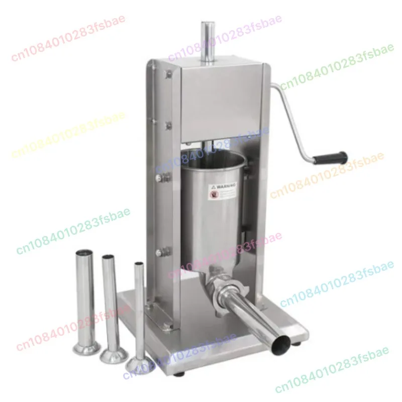 

Manual Sausage Filler Stuffer Machine 5L Commercial Home Use 304 Stainless Steel Filler