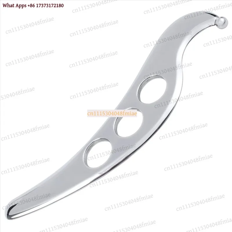 Stainless Steel Gua Sha Massager Plate Body Scraper Tool Physical Therapy Muscle Relaxation Meridian Massage Spa Board Beauty