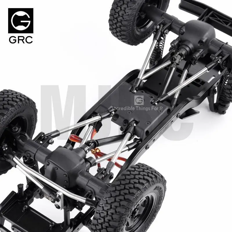 GRC 1set Titanium Alloy Steering Pull Rod W/trax #5347 Ball Joint Chassis Linkage Rod End Gax0131ta/tb For Mst Cfx Jimny Rc Cars