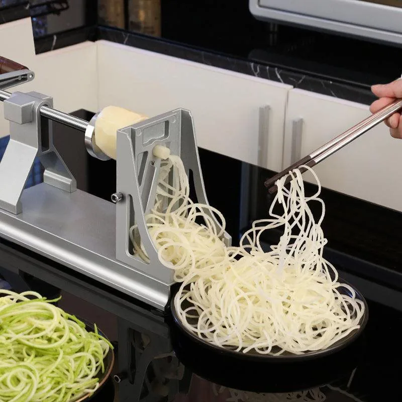 Multifunktion ale rotierende geschredderte Kartoffel reibe tausend Draht reibe Rüben streifens cheibe Handkurbel schneider Flaker kommerziell