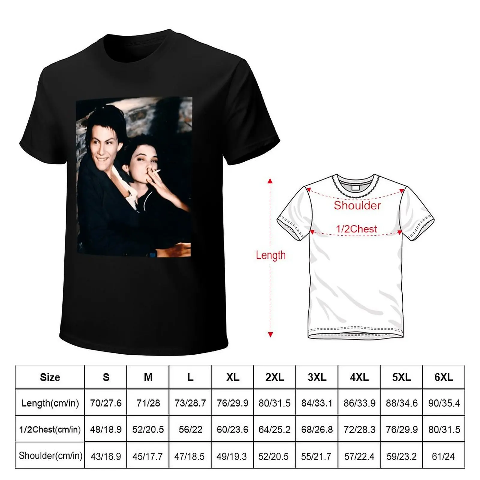 Heathers - Winona Ryder and Christian Slater T-Shirt man t shirts for men casual T-Shirt