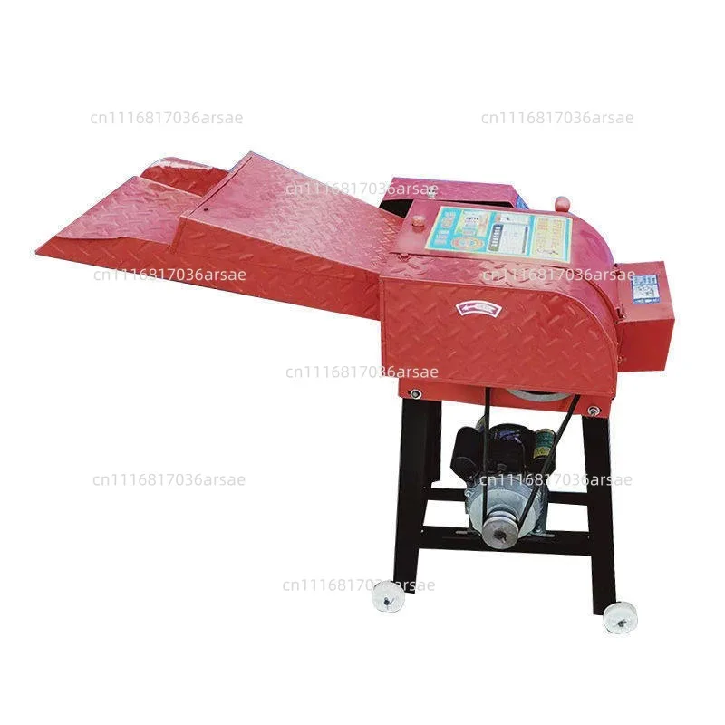 220V Household All-in-One Straw Crusher & Kneader Silage Shredder For Cattle Sheep Breeding