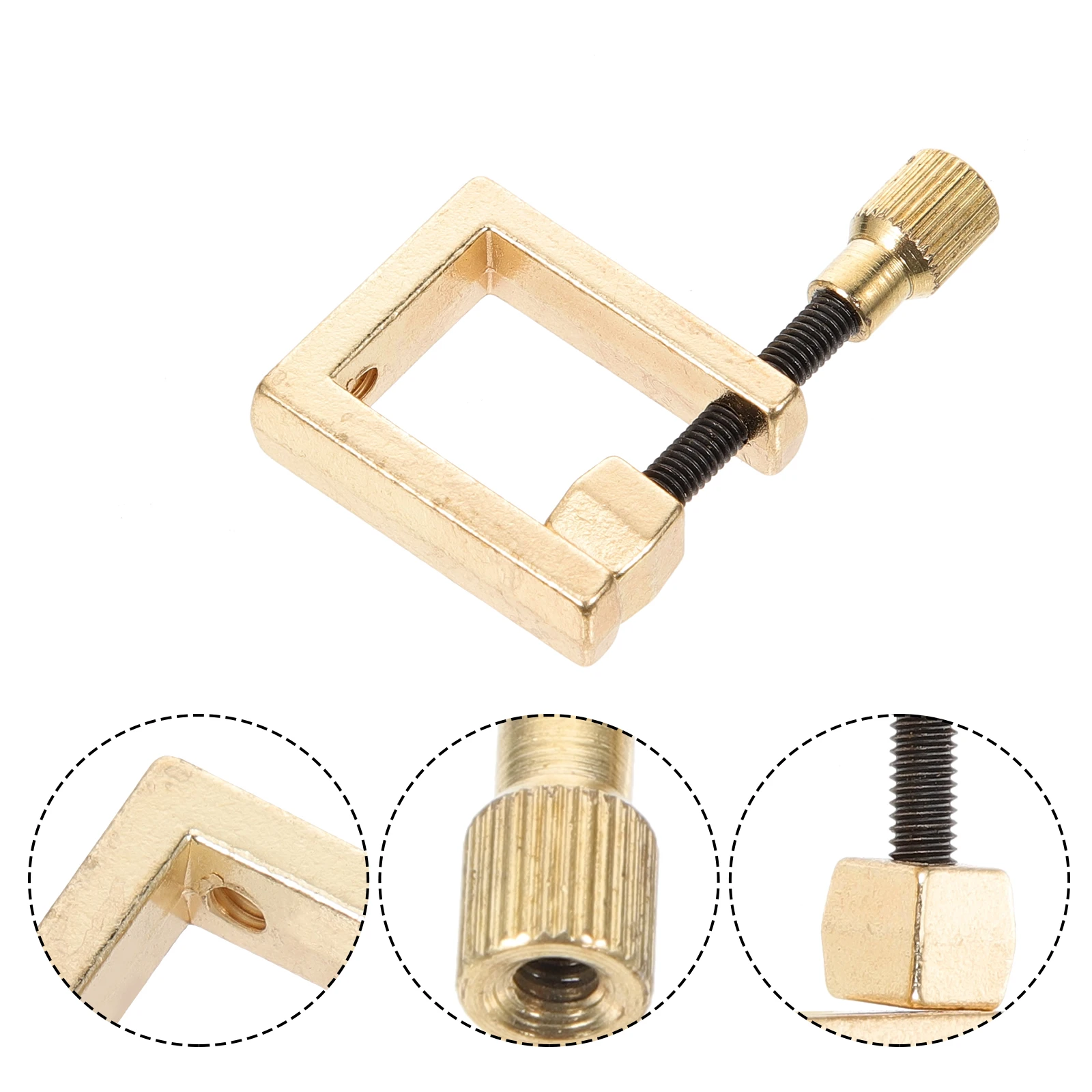 

Practical Violin Repair Tool Golden Clip Adjustable Rod Screw Musicians Luthier Gadget Fittings Clamp Musical Instrument Edges