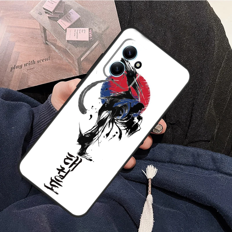 Kungfu Taekwondo Case Cover For Xiaomi Redmi Note 12 11 8 9 10 Pro Note 12S 10S 11S 9S Redmi 12C 10A 9C 10C