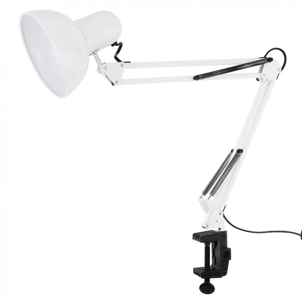 Imagem -04 - Balanço Braço Desk Lamp com Cabeça Rotativa e Braçadeira Proteção para os Olhos Rotação de 360 Graus Suporte para Escritório e Casa