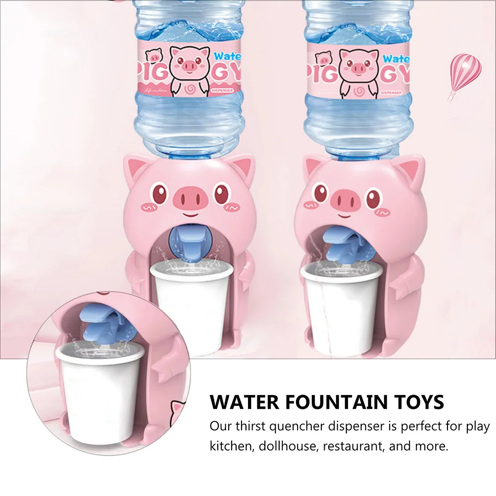 Water Dispenser Toy Kids Educational Toys Fountain Drinking Model Childrens Tabletop