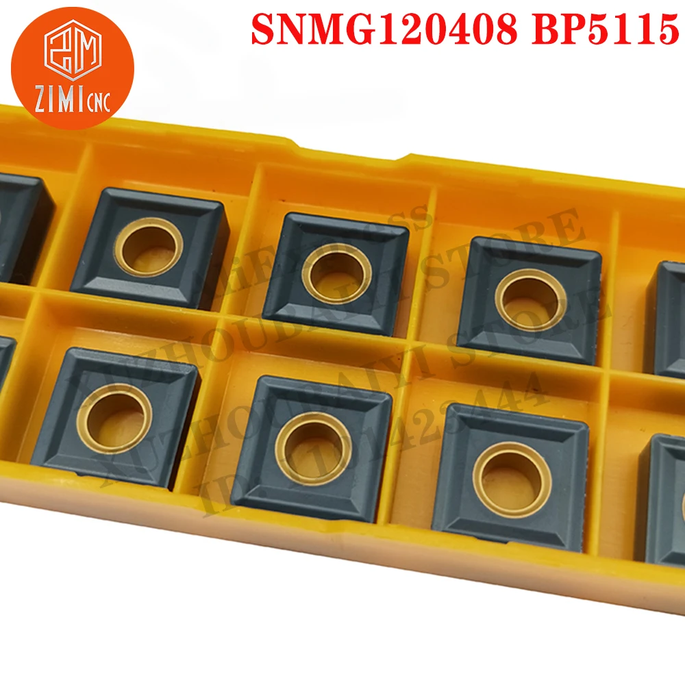 SNMG120408BP5115 SNMG120408BP5115 Utensili CNC esterni Taglierina meccanica Utensili per inserti in metallo duro Strumento per tagliare Inserti per tornitura