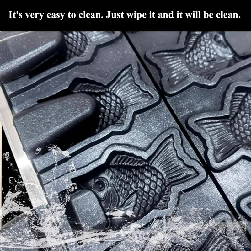 

Hot Sale 5pcs Taiyaki Waffle Machine In Korean Stainless Steel Fish Shape Waffle Maker Gas Heating Taiyaki Waffle Machine