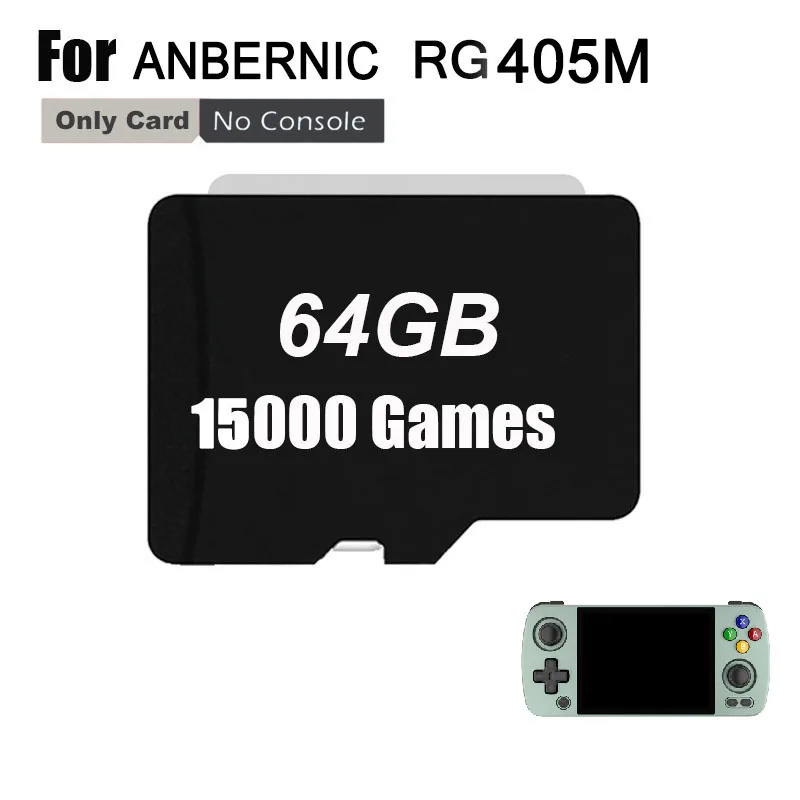 512G ANBERNIC SD CARD RG405M  TF Card 70000 Games Ps Vita 3ds Game Cube Memory Cards PS2 MAME PSP Video Game Classic Retro Game