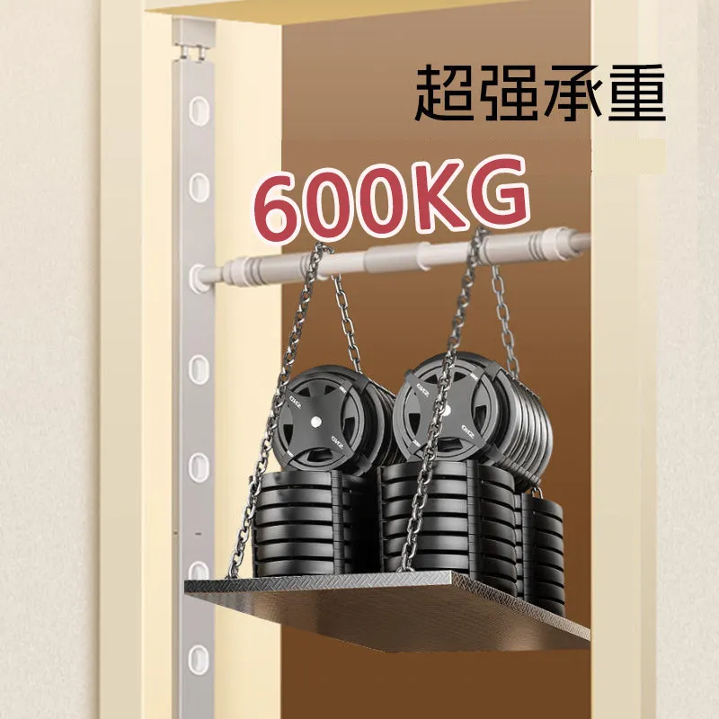 Multifunctional door frame fitness rack, door-mounted horizontal bar pull-ups, home lifting ring training equipment