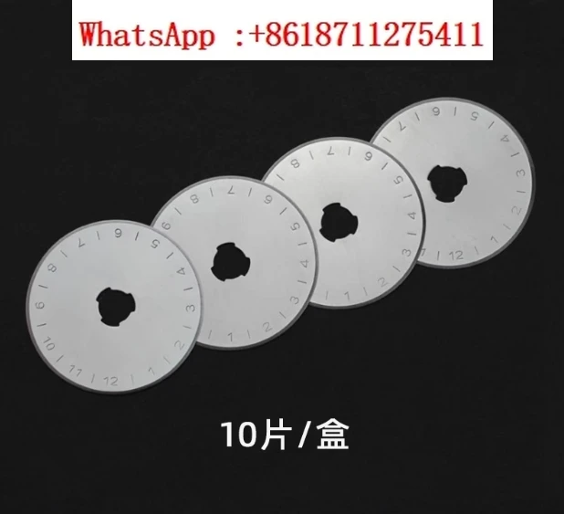 10PCS 45mm Wheel Knife Blades, Japan Imported SKS7 Material, Ultra Thin Ailihua Round Roller Hobb Replacement