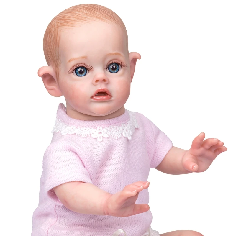 30cm/11in Reborns for Doll Baby Girl for Doll Nurturing for Doll Realistic Handmade Soft Body with Opened Eyes Gir