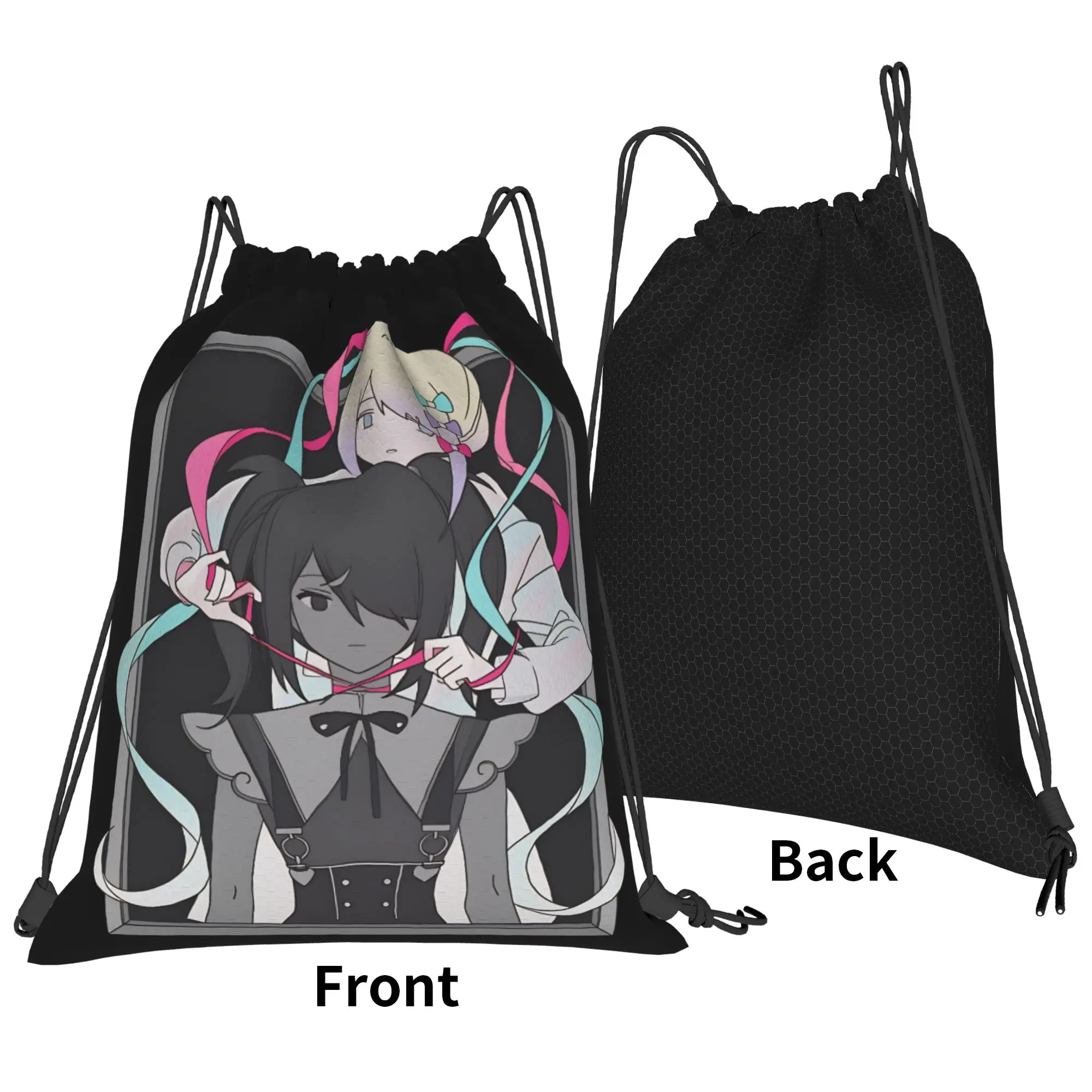Needy Streamer Overload Drawstring Bag Video Game School Gym Women BackpacksLightweight Minimalist Sackpack String Bags