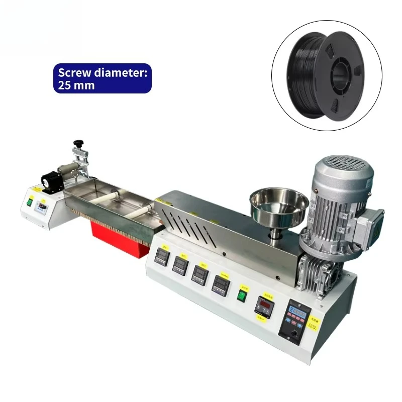 Desktop Semi Automatic Single Screw Plastic Extruder Mini Plastic Injection Small Molding Machine for  PP Material