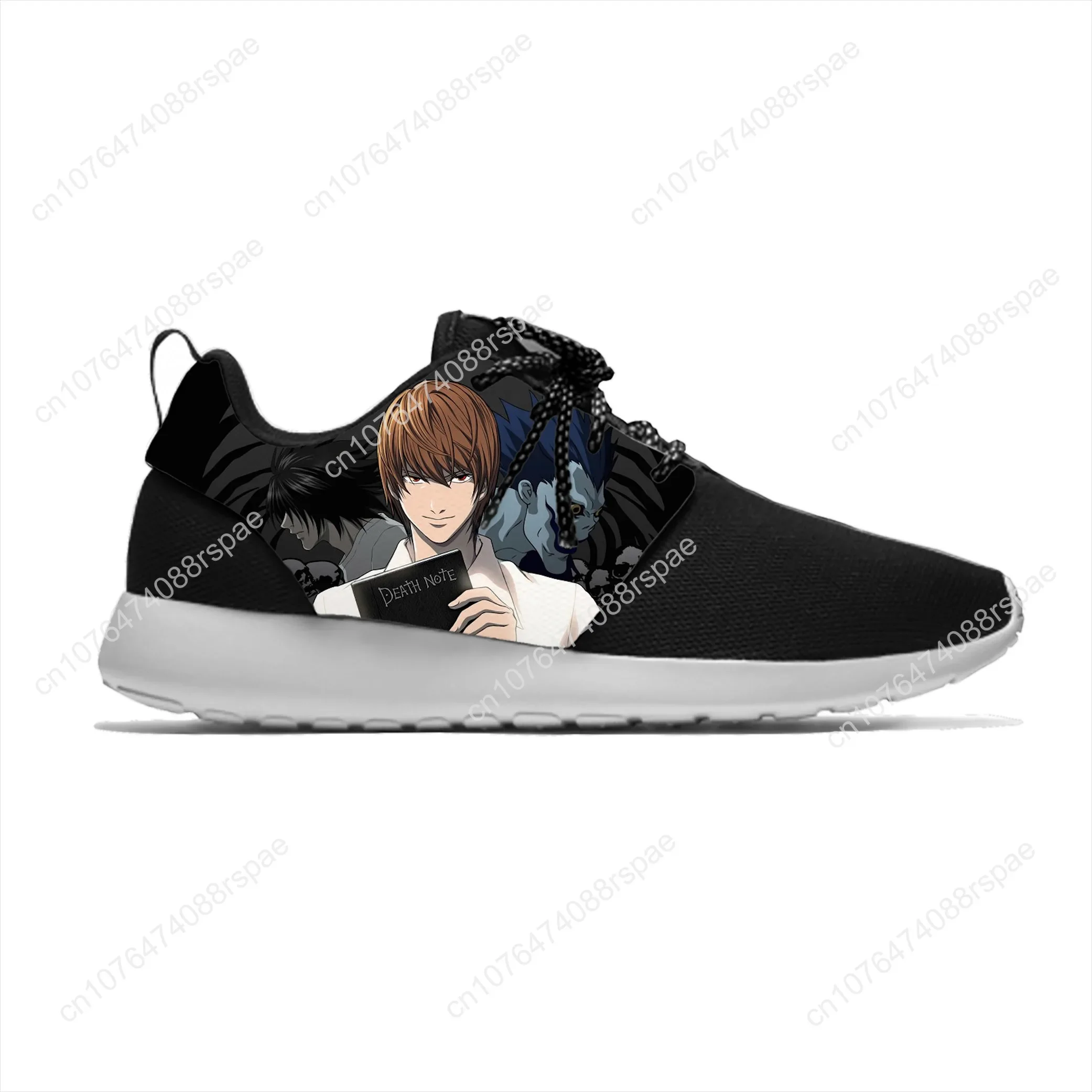 Hot Japanese Anime Manga Death Note Misa Amane Mesh scarpe da corsa Casual scarpe sportive traspiranti scarpe da ginnastica leggere da uomo da donna