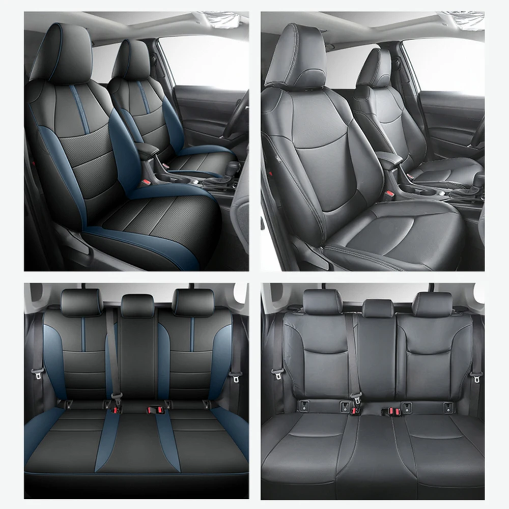 Luxury Interior Upgrade Car Seat Covers For Toyota RAV4 2019 2021 2022 2023 2024 Waterproof  Leather Automotive Seat Cushion