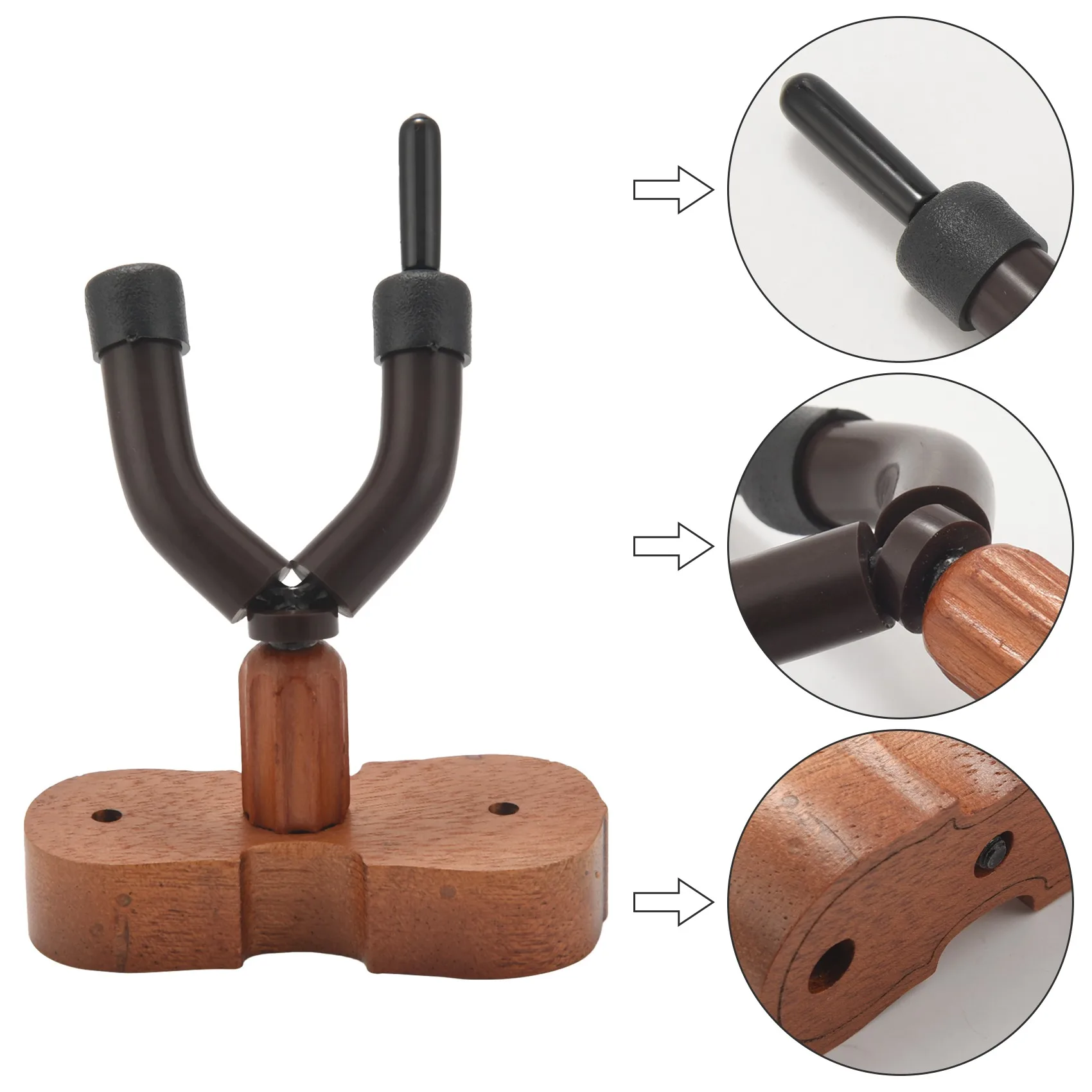 

Quality New Wall Mount Violin Hanger Hook With Bow Holder For Home & Studio